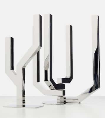 Arborescence stainless steel candle holder | Christofle
