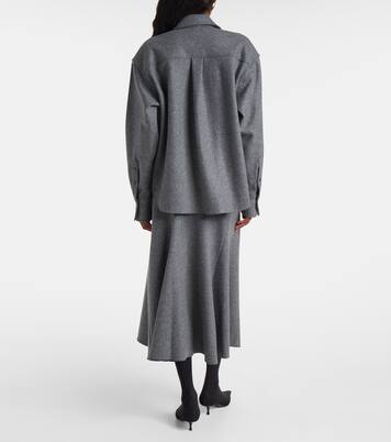 Hemd aus Wolle und Kaschmir | Victoria Beckham