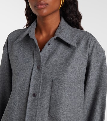 Hemd aus Wolle und Kaschmir | Victoria Beckham