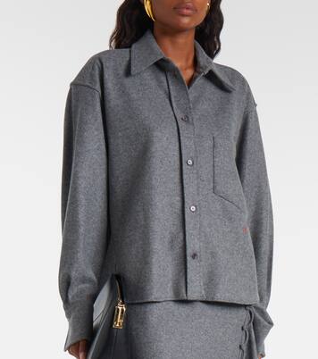 Hemd aus Wolle und Kaschmir | Victoria Beckham