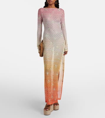 Espadrille-Sandalen aus Veloursleder | Gianvito Rossi