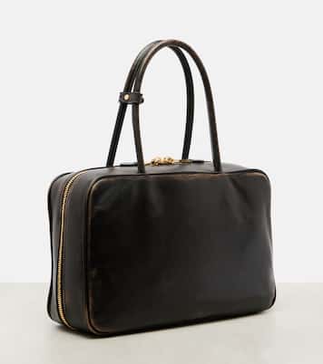 Beau leather tote bag | Miu Miu