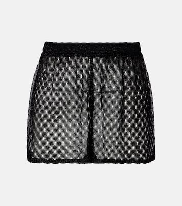Crochet lamé shorts  | Missoni