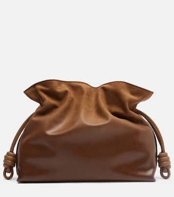 Pochette Flamenco Medium en daim | Loewe