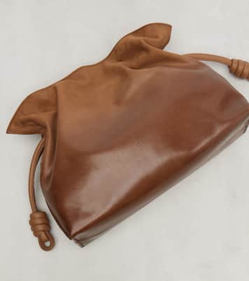 Pochette Flamenco Medium en daim | Loewe