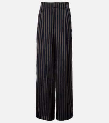 Pantalon ample rayé | Dries Van Noten
