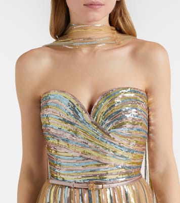 Robe mit Pailletten | Elie Saab