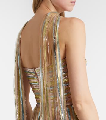 Robe mit Pailletten | Elie Saab