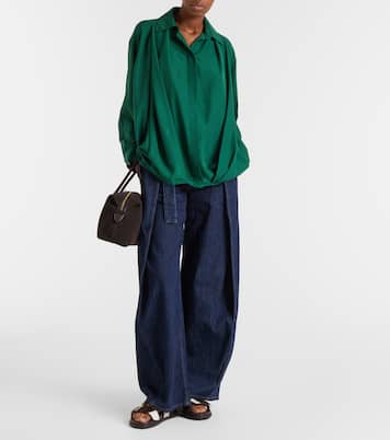 Bedruckte Slingback-Sandalen aus Kalbshaar | Tod's