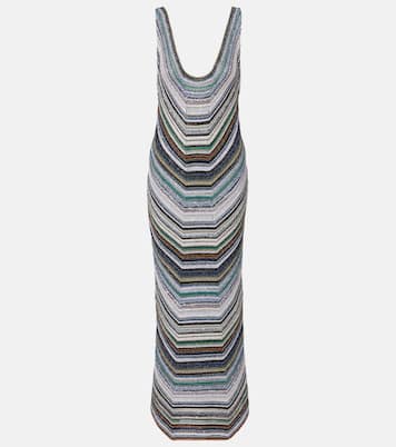 Striped lamé gown | Missoni