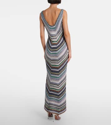 Striped lamé gown | Missoni