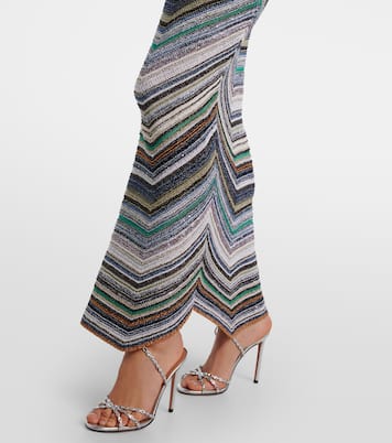 Striped lamé gown | Missoni
