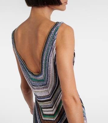 Striped lamé gown | Missoni