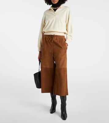 Suede culottes | Yves Salomon