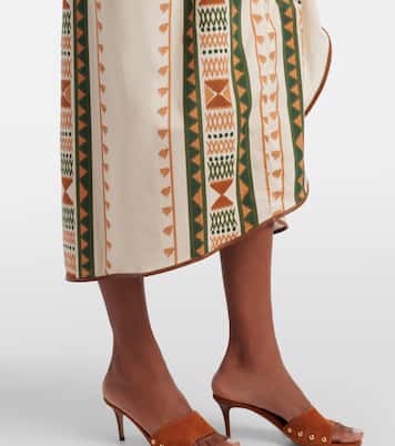 Bedrucktes Midikleid aus Baumwolle | Johanna Ortiz