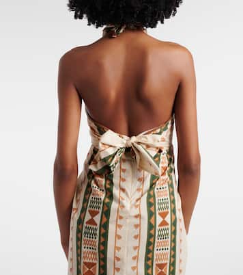 Bedrucktes Midikleid aus Baumwolle | Johanna Ortiz