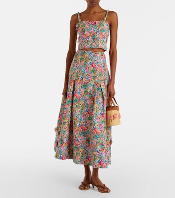 Top en lin à fleurs | Farm Rio