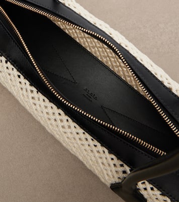 Le Teckel Medium woven shoulder bag | Alaïa