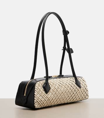Le Teckel Medium woven shoulder bag | Alaïa