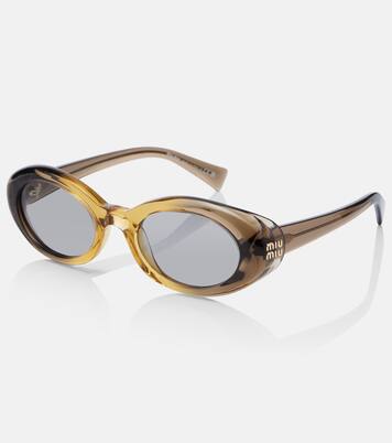 Lunettes de soleil Rêverie ovales | Miu Miu