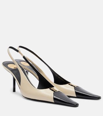 Slingback-Pumps Babylone Breteuil aus Leder | Saint Laurent