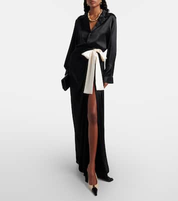 Slingback-Pumps Babylone Breteuil aus Leder | Saint Laurent