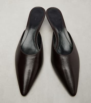 Liisa leather mules | The Row