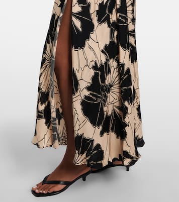 Carla floral halterneck maxi dress | Poupette St Barth