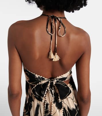 Carla floral halterneck maxi dress | Poupette St Barth