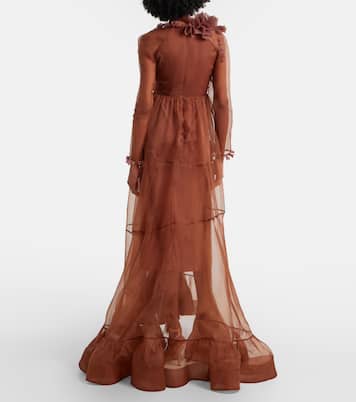 Robe longue Como en soie | Zimmermann