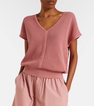 Ashford open-knit cotton top | Varley