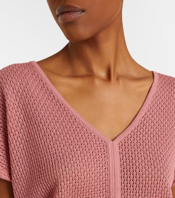 Ashford open-knit cotton top | Varley