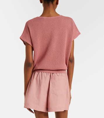 Ashford open-knit cotton top | Varley