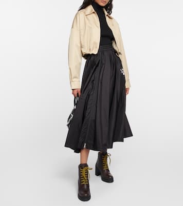 Schnürstiefel aus Leder | Prada