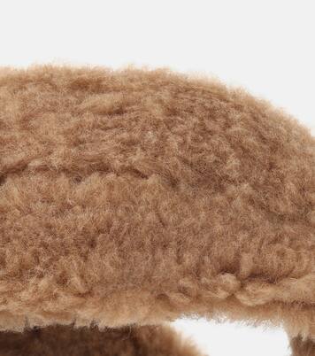 Ovidio camel wool and silk headband | Max Mara
