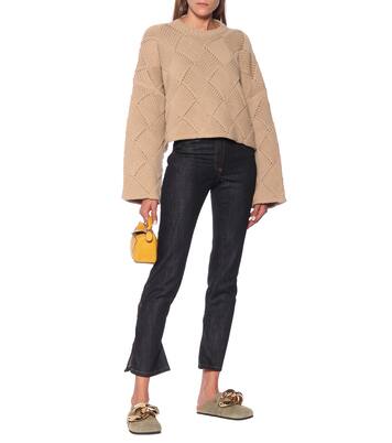 Embellished suede slippers | JW Anderson