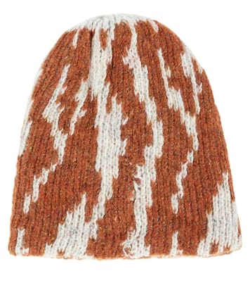 Intarsia wool-blend beanie | Paade Mode