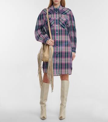 Britany 체크 코튼 셔츠 드레스 | Marant Etoile