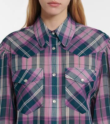 Britany 체크 코튼 셔츠 드레스 | Marant Etoile