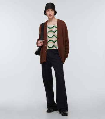 Pull sans manches à imprimé géométrique | Prada