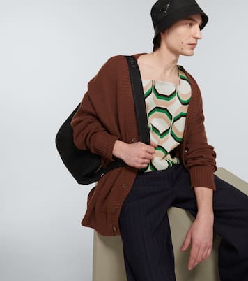 Pull sans manches à imprimé géométrique | Prada