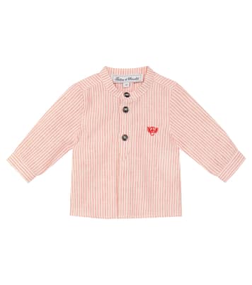 Baby - Camicia in cotone e lino a righe | Tartine et Chocolat