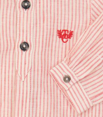 Baby - Camicia in cotone e lino a righe | Tartine et Chocolat