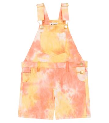 Ansonia tie-dye denim overalls | Molo