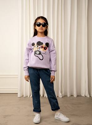 Sweat-shirt Ritzratz imprimé en coton | Mini Rodini