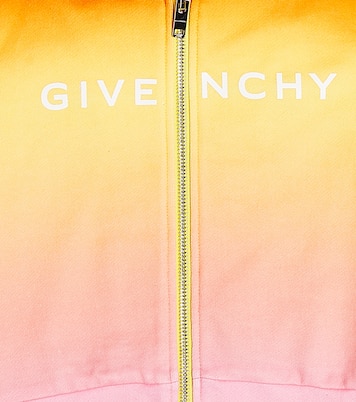 Logo ombré cotton jersey hoodie | Givenchy Kids