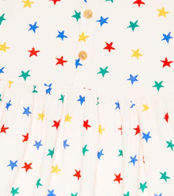 Star-print cotton minidress | Bobo Choses