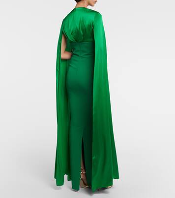 Crêpe gown | Safiyaa