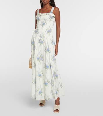 Robe longue Bello en coton | LoveShackFancy