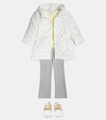 Quilted puffer coat | Monnalisa